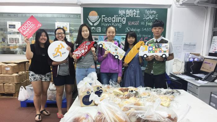 Bread runners at Feeding Hong Kong base