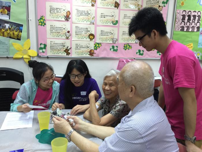 Listening the sharing of the elders living in Sham Shui Po