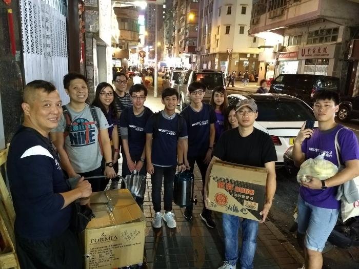 Group photo in Yau Ma Tei.