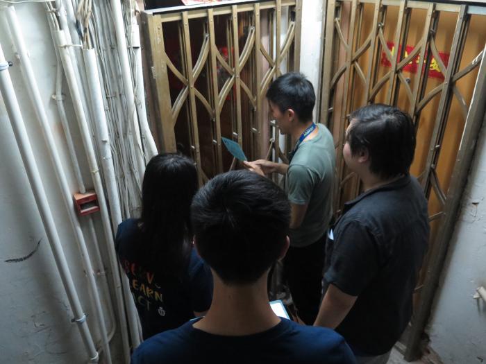 Volunteers having visits