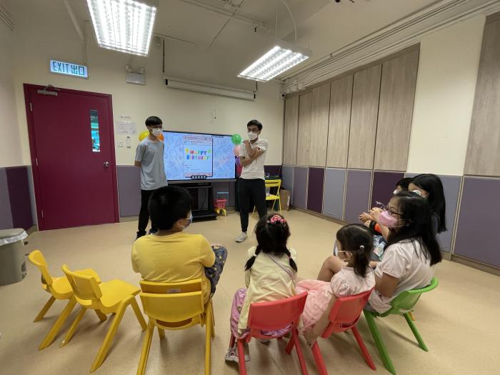 Students are teaching the kids