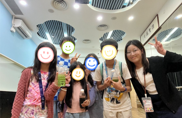 Group photo with children