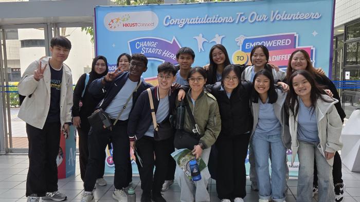 Student leaders from HKUST and ASRJC enjoying cross-cultural exchange on campus