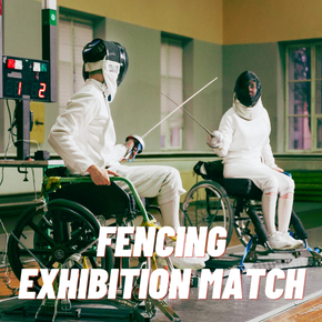 fencing exhibition match